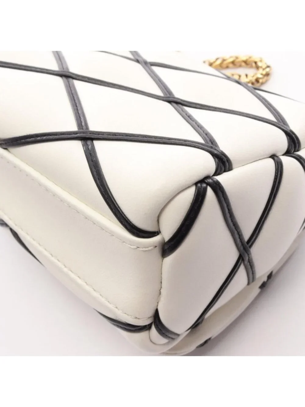 Louis Vuitton Shoulder Bag Pico Maltage Blanc Leather